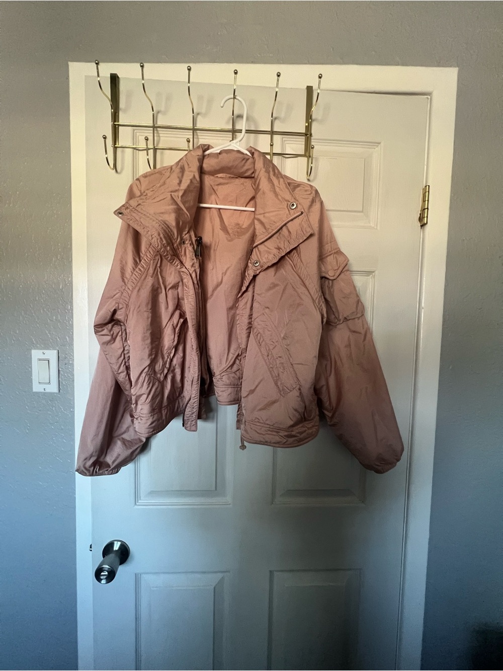 Free People Blush Pink Packable Puffer Jacket